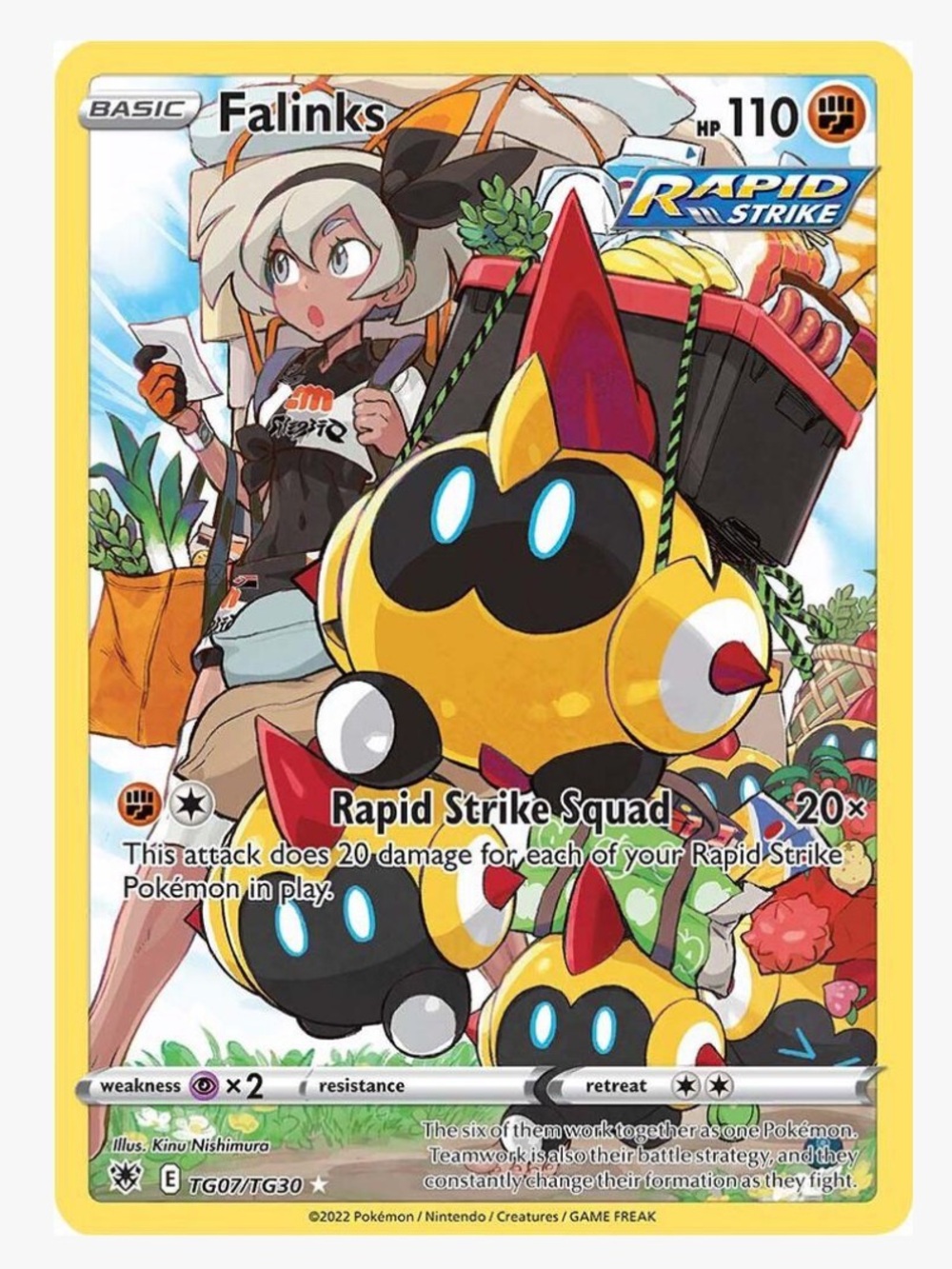 Falinks SWSH10: Astral Radiance Trainer Gallery Pokemon Trading Card